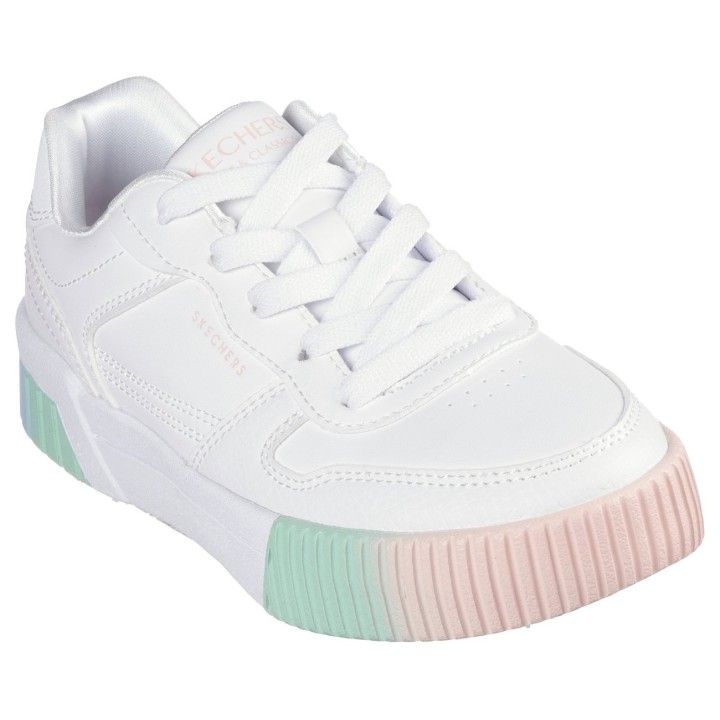 Skechers Sneaker "JADE-SOFT GLOW", Schnürschuh mit Regenbogenlaufsohle, Größenschablone zum Download