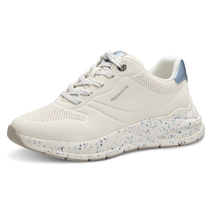 Tamaris Sneaker, mit gesprenkelter Laufsohle, Freizeitschuh, Halbschuh, Schnürschuh