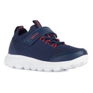 Geox Sneaker "J SPHERICA BOY", mit Wechselfußbett, Freizeitschuh, Halbschuh, Schnürschuh