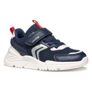 Geox Sneaker "J LOFTUS BOY", Freizeitschuh, Kindergartenschuh mit Geox Spezial Membrane