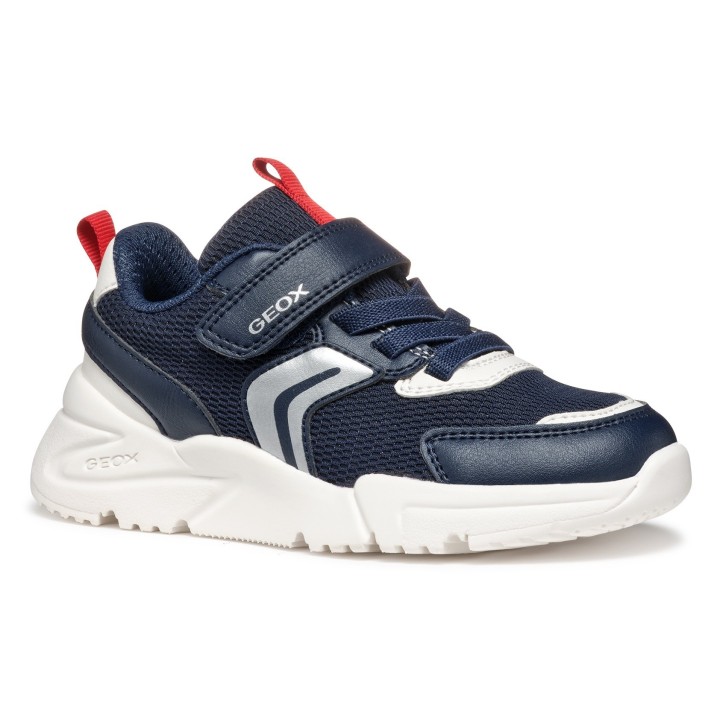 Geox Sneaker "J LOFTUS BOY", Freizeitschuh, Kindergartenschuh mit Geox Spezial Membrane