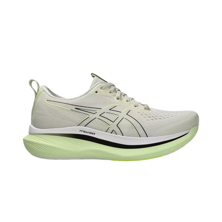 Asics Glideride Max Beige Grün  Damen Laufschuhe, Größe 38 - EUR