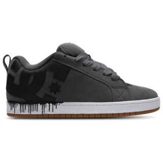 DC Shoes Court Graffik Herren Schuhe - Grau - Größe: 40.5 - Wildleder - Foot Locker