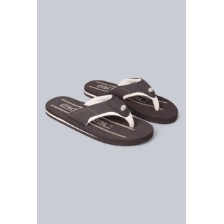 Jekyl Herren-Flip-Flops mit Logo - Braun