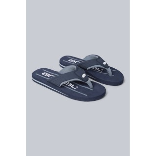 Jekyl Herren-Flip-Flops mit Logo - Marineblau