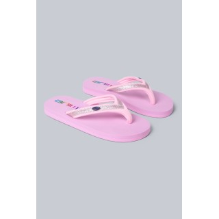 Swish Logo Kinder Flip-Flops - Rosa