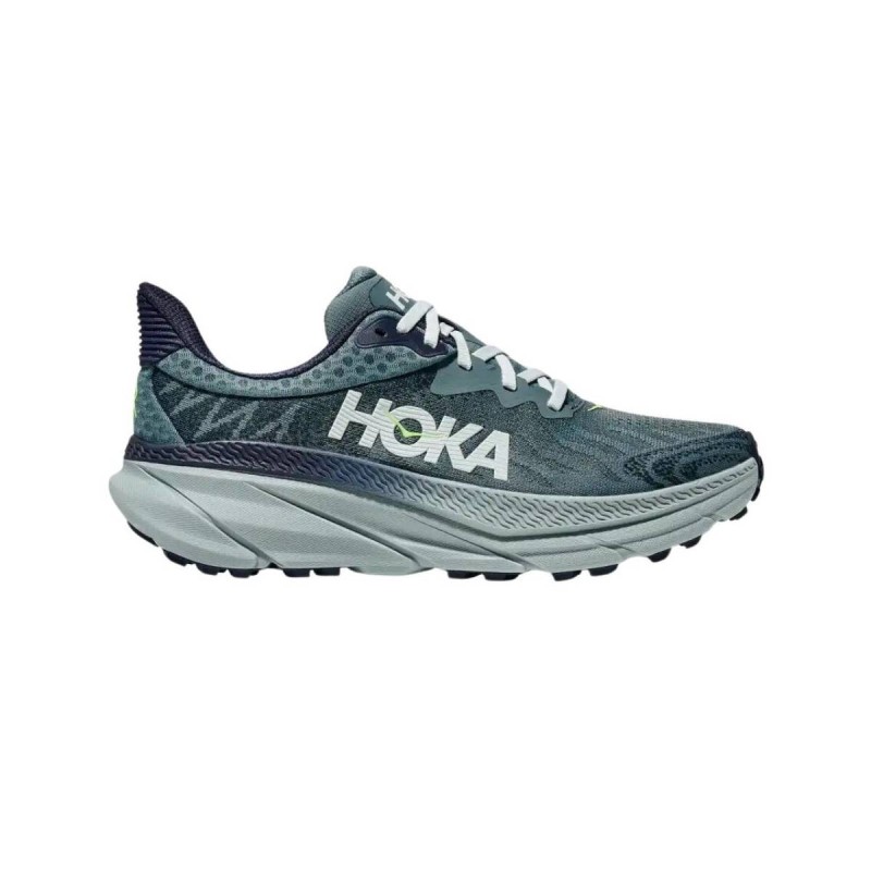 Hoka Challenger 7 Schuhe Grau Blau SS25, Größe EU 41 1/3