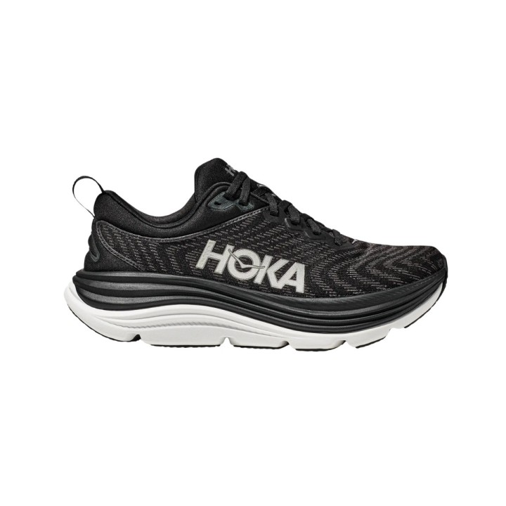 Hoka Gaviota 5 Schuhe Schwarz Weiß SS25, Größe EU 41 1/3