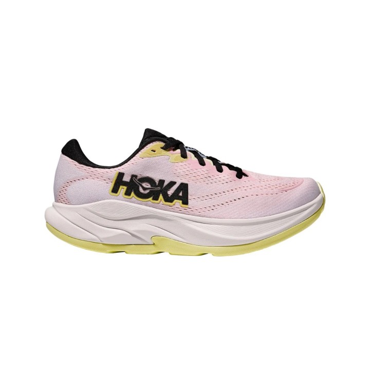 Hoka Rincon 4 Rosa Gelb SS25 Damen Schuhe, Größe EU 37 1/3