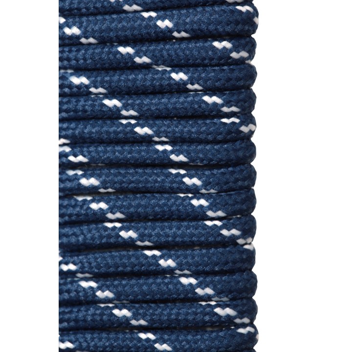 Runde, texturierte Stiefelschnürsenkel - 150 cm - Marineblau