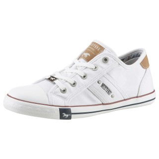 Mustang Shoes Sneaker, Freizeitschuh, Halbschuh, Schnürschuh mit Mustang Markenlabel