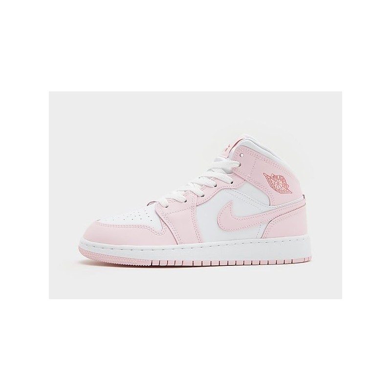 Jordan Air 1 Mid Junior - Pink Foam, Pink Foam