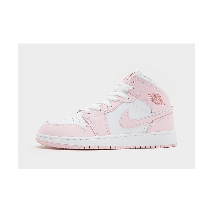 Jordan Air 1 Mid Junior - Pink Foam, Pink Foam