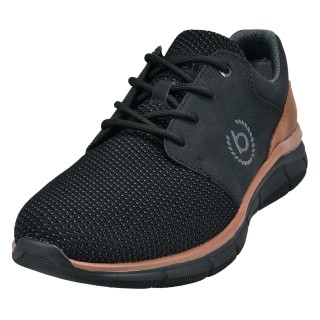 bugatti Sneaker, Freizeitschuh, Schnürschuh, Halbschuh mit seitlichem Logo-Icon