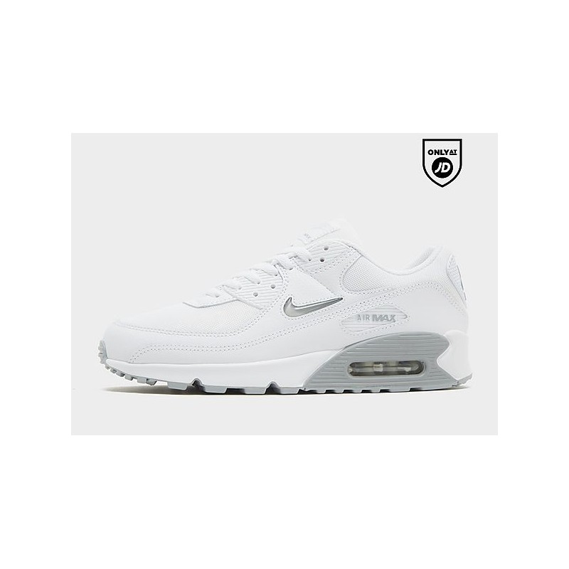Nike Air Max 90 Herren - White/Light Smoke Grey/Photon Dust - Mens, White/Light Smoke Grey/Photon Dust