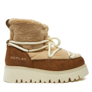 Schneeschuhe REPLAY Melrose Hair Lace-Up GWF2H.000.C0014S Braun