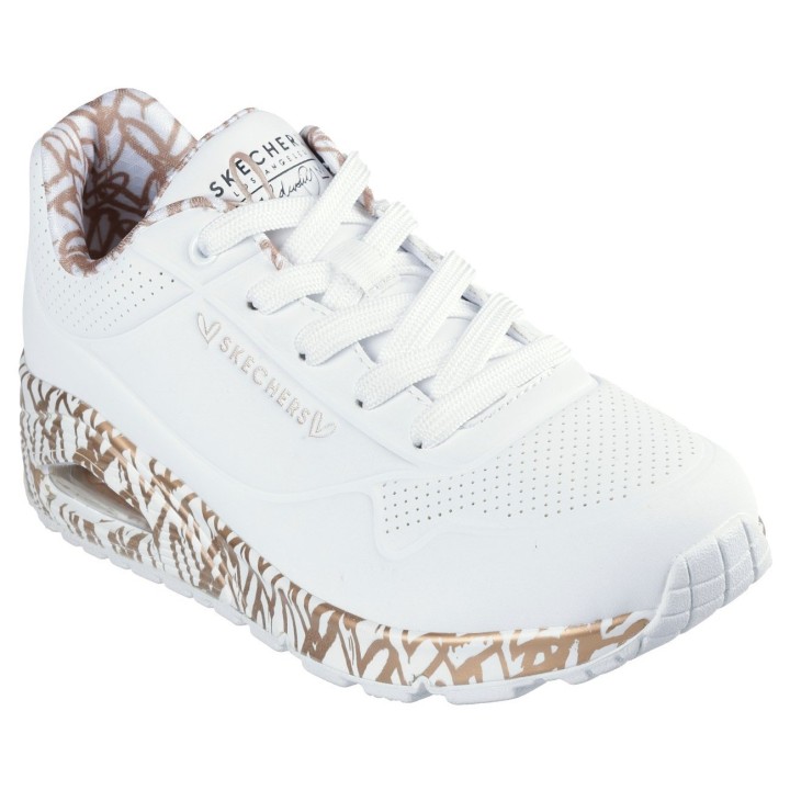 Skechers Sneaker "UNO LOVING LOVE", Freizeitschuh, Halbschuh, Schnürschuh mit Luftkammersohle