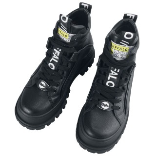 Buffalo Sneaker high - Aspha NC Mid - EU36 bis EU41 - für Damen - Größe EU36 - schwarz