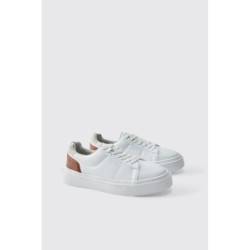 Elegante Sneaker mit Detail - Weiß - 41, Weiß