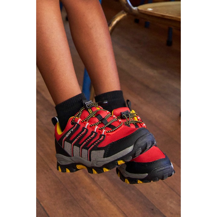 Bolt Wasserdichte Kinder Turnschuhe - Dunkel Rot