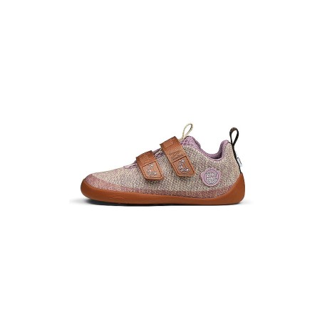 AFFENZAHN Kinder Barfußschuhe KNIT HAPPY Katze beige | 24