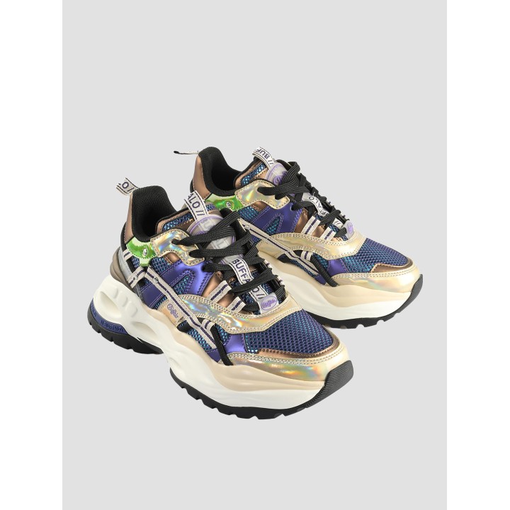 Buffalo Triplet Hollow Vegan Nappa/ Mesh Sneaker