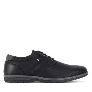 Halbschuhe Lanetti LINOS2-101 MBS Schwarz