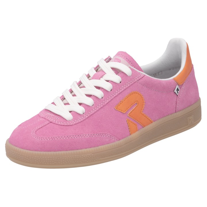 RIEKER Sport Sneaker "San Diego", Retro-Sneaker, Freizeitschuh, Halbschuh mit herausnehmbarem Fußbett