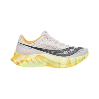 Saucony Endorphin Pro 4 Schuhe Weiß Gelb SS25, Größe 41 - EUR