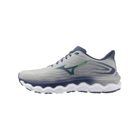 Mizuno Wave Horizon 8 Schuhe Grau Blau SS25, Größe 42 - EUR