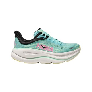 Hoka Bondi 9 Schuhe Grün Rosa SS25 Damen, Größe EU 38 2/3