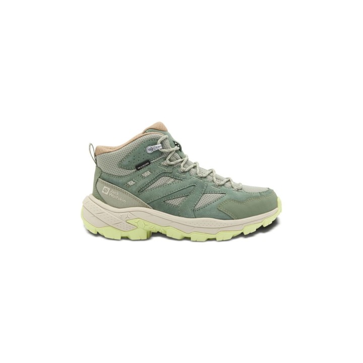 Jack Wolfskin Vojo Tour Texapore Mid Women Wasserdichte Wanderschuhe Damen 42.5 green eucalyptus