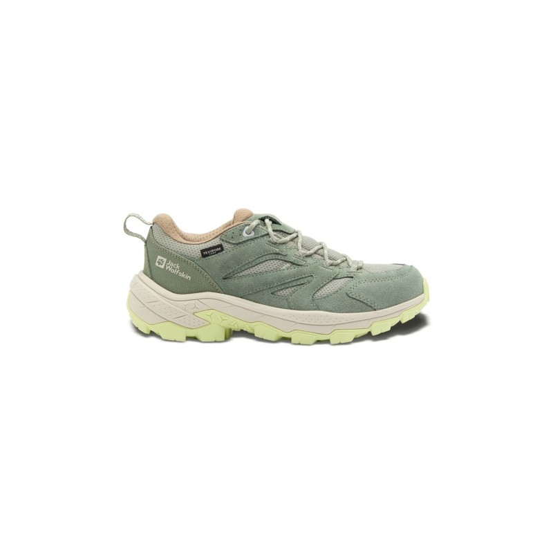 Jack Wolfskin Vojo Tour Texapore Low Women Wasserdichte Wanderschuhe Damen 40 green eucalyptus