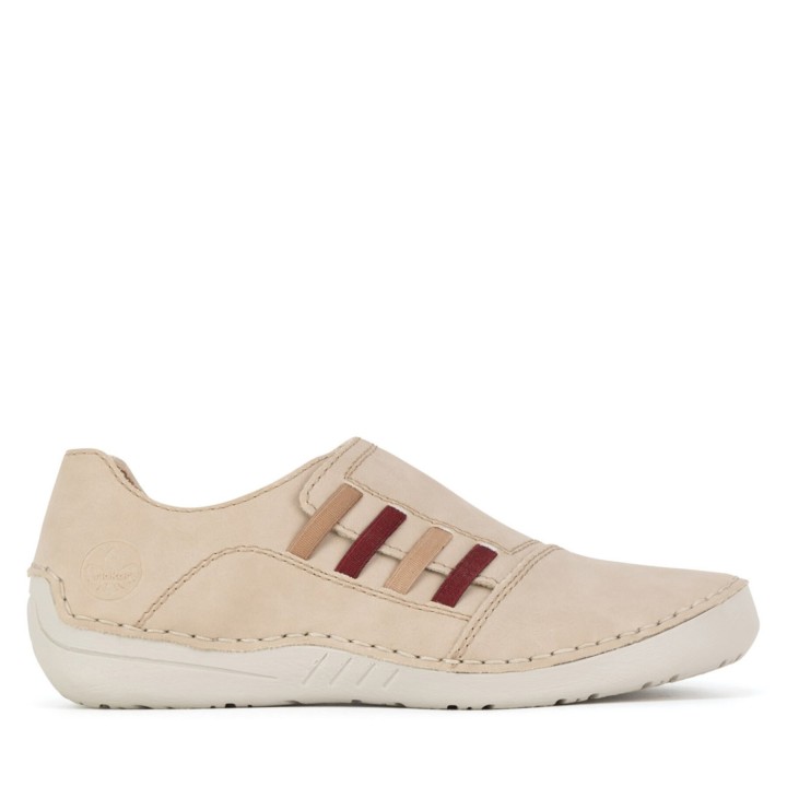 Halbschuhe Rieker 52560-62 Beige