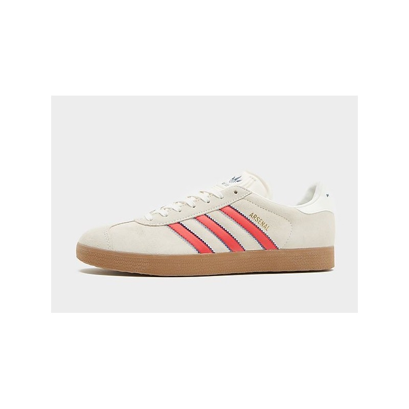 adidas Originals Gazelle Arsenal - White - Mens, White
