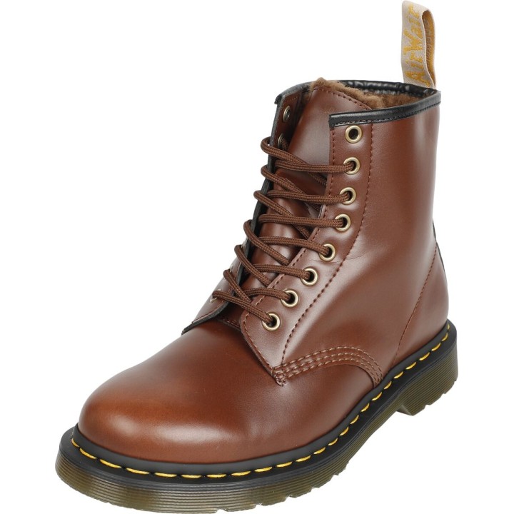 Dr. Martens  Vegan 1460 - Brown Norfolk Flat  Boots  braun