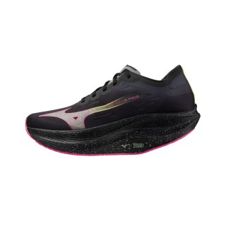 Mizuno Wave Rebellion Pro 2 Schuhe Schwarz Rosa, Größe 40,5 - EUR