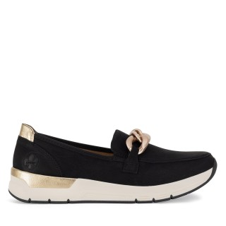 Halbschuhe Rieker 58944-00 Schwarz