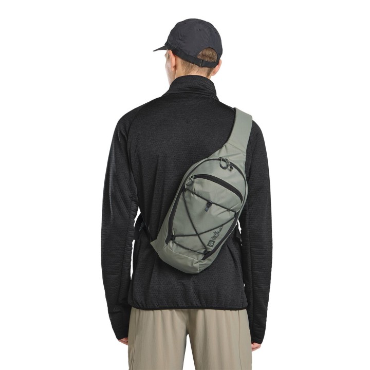 Jack Wolfskin Cyrox Sling Fahrrad-Umhängetasche One Size green mint leaf