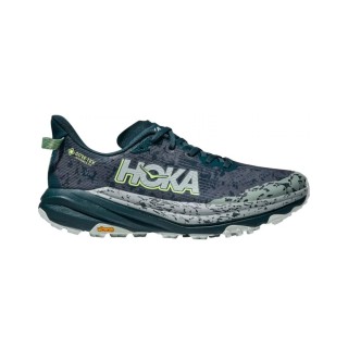 Hoka Speedgoat 6 GTX Schuhe Blau Grün SS25, Größe EU 41 1/3