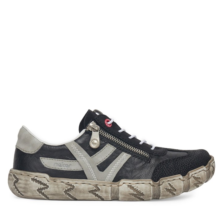 Halbschuhe Rieker L0363-00 Schwarz