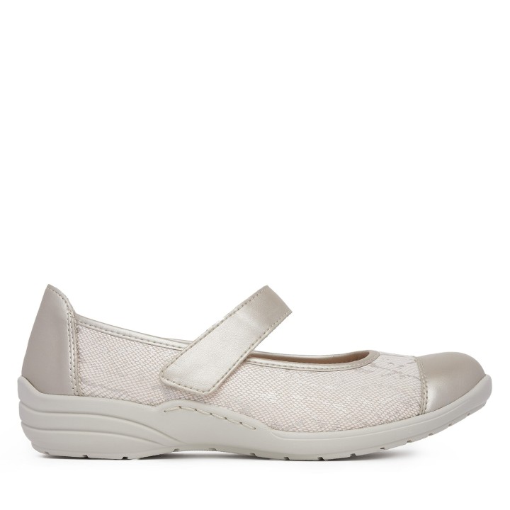 Halbschuhe Remonte R7627-81 Beige