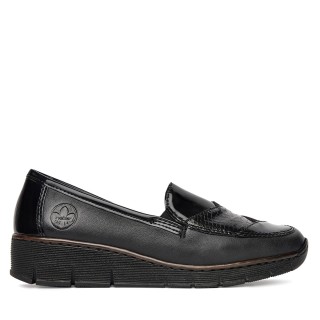 Halbschuhe Rieker 53785-00 Schwarz