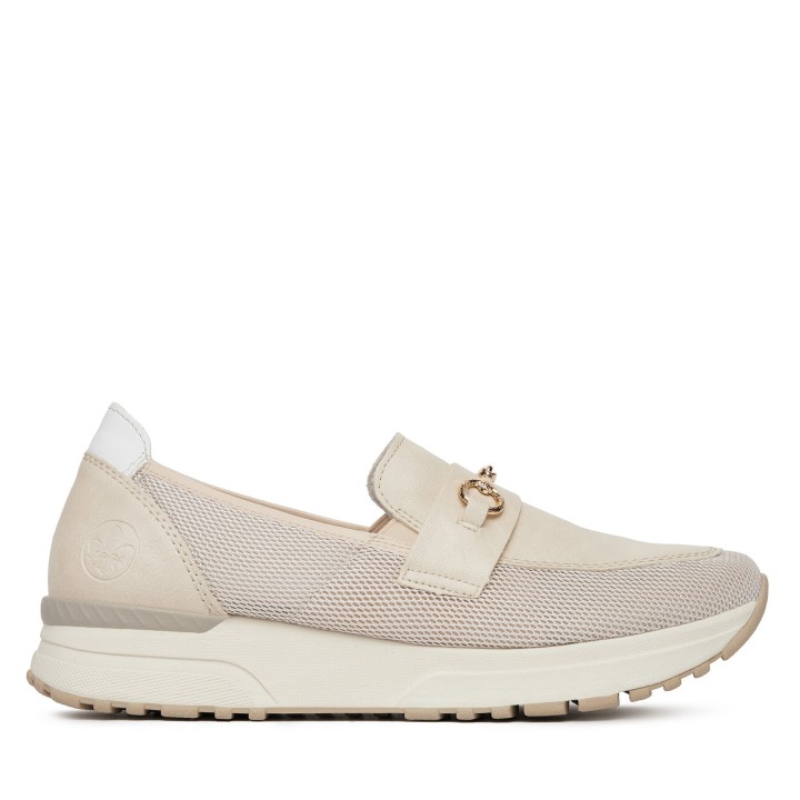 Halbschuhe Rieker N7455-60 Écru