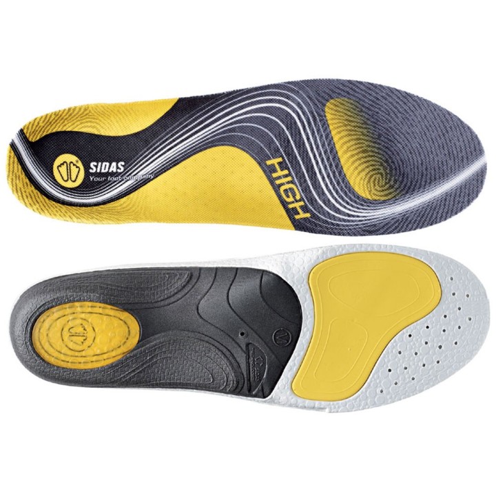 Sidas 3 Feet Activ High Einlegesohlen Yellow/Grey