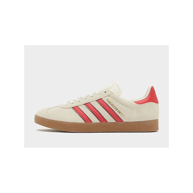 adidas Originals Gazelle Manchester United - White - Mens, White
