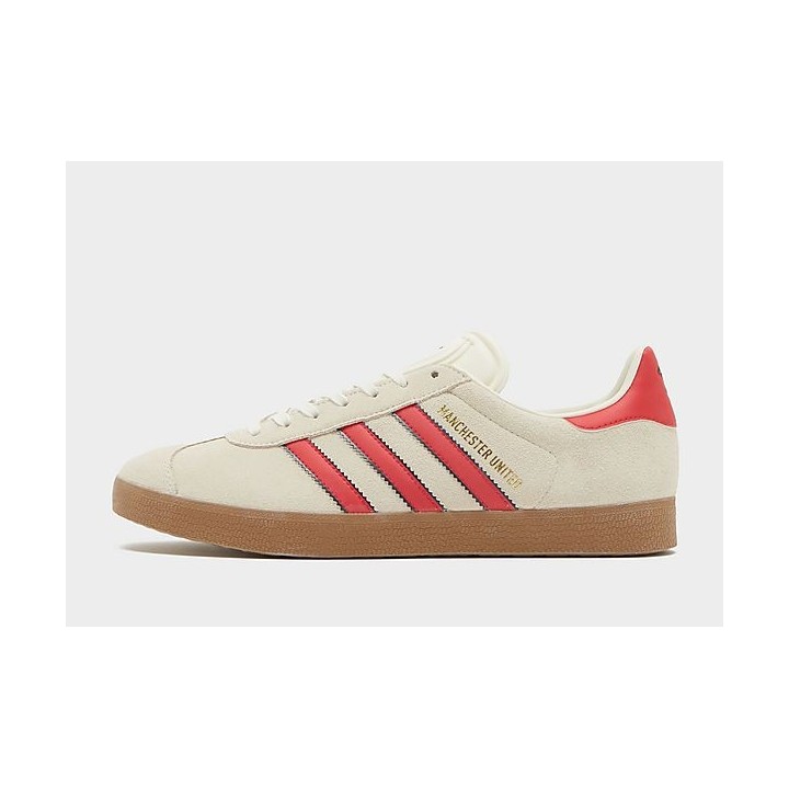adidas Originals Gazelle Manchester United - White - Mens, White