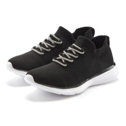 LASCANA Sneaker, mit modischer Glitzerschnürung VEGAN