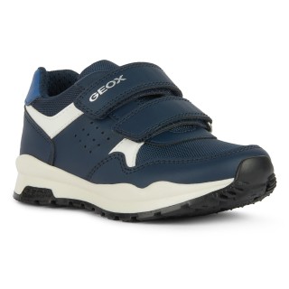 Geox Sneaker "J PAVEL", Runner Sneaker, Klettschuh für Freizeitaktivitäten