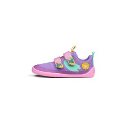 AFFENZAHN Kinder Sneaker Barfußschuhe  COTTON LUCKY  Kreativ Tukan lila | 21